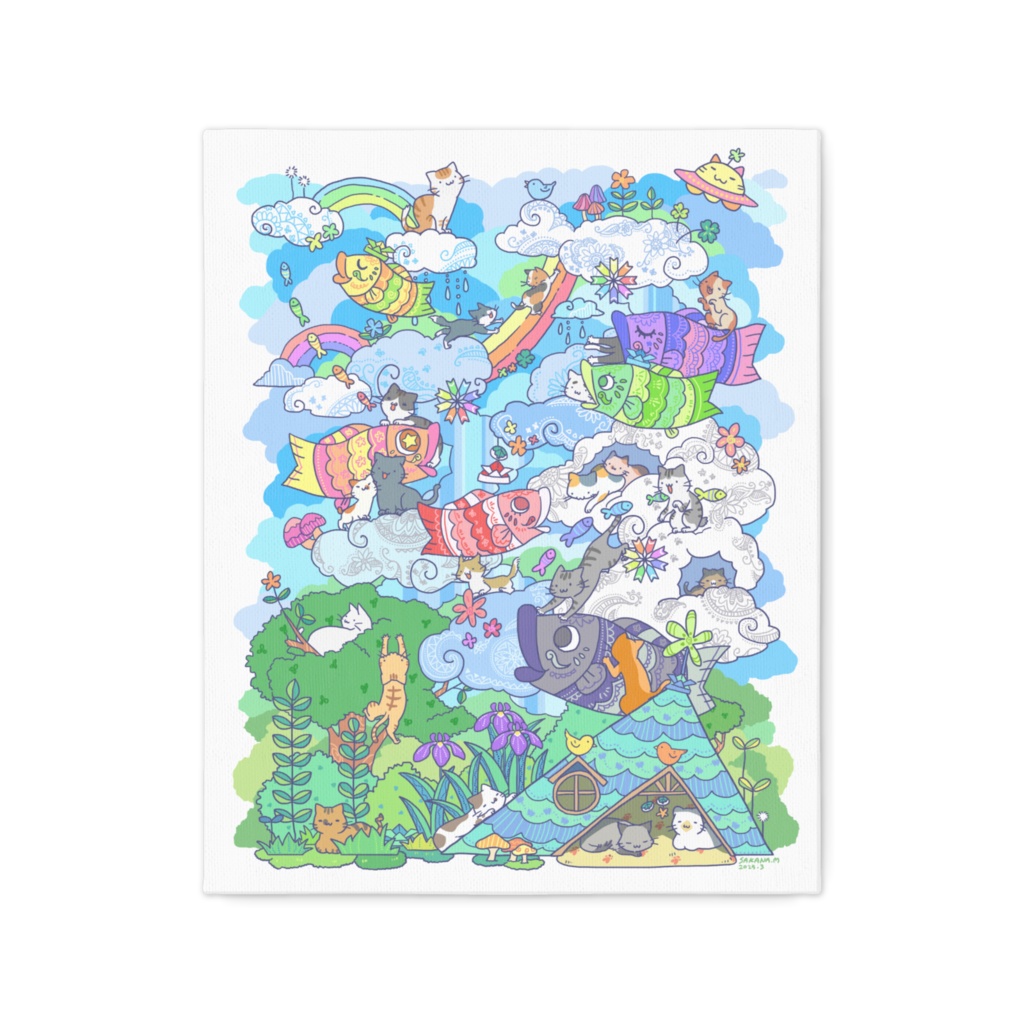 2025猫展【5月ねこ】キャンバス