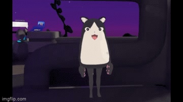 Cat costume from nagatoro anime Vrchat package + Blend file