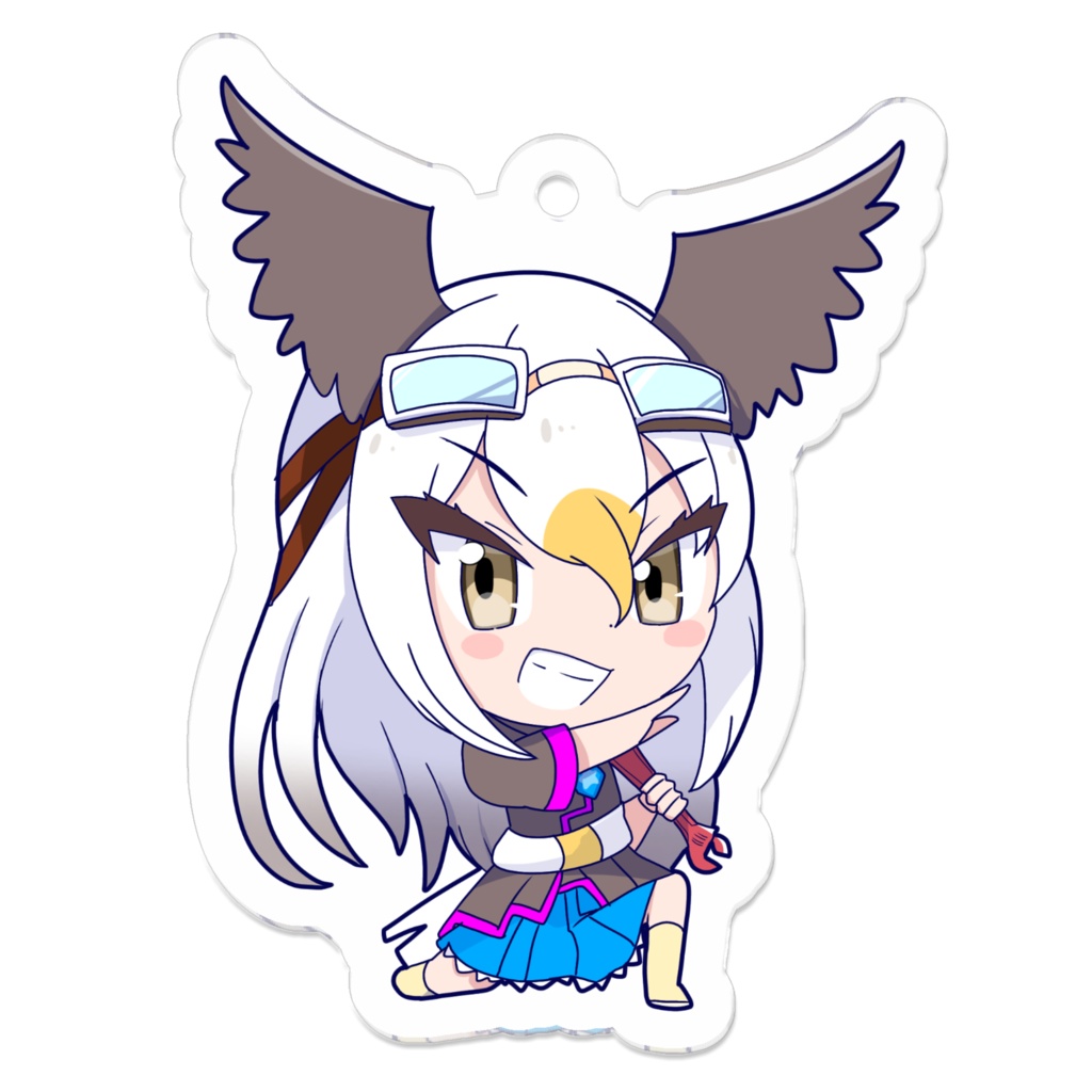 ハクトウワシ《ジャスティスメカニック！》【アクリルキーホルダー】