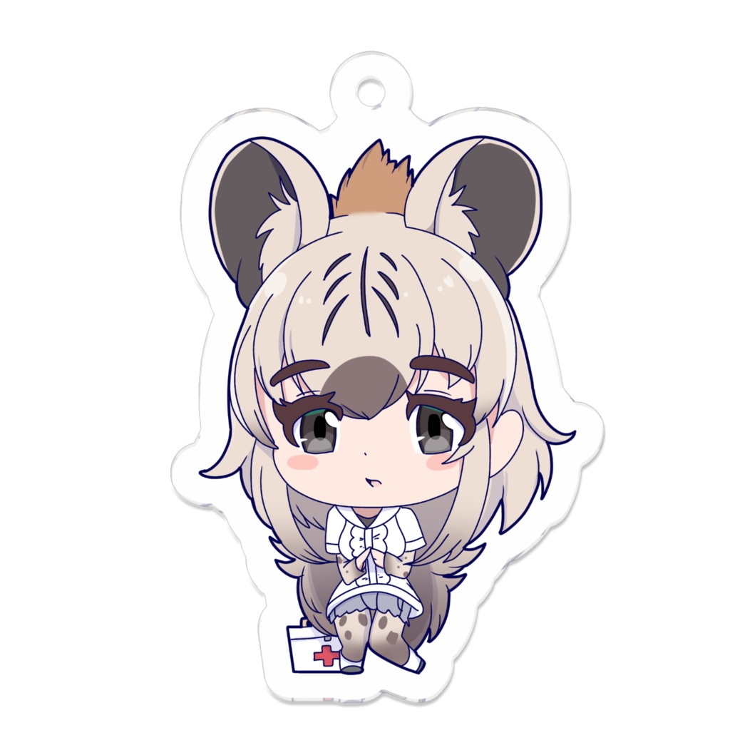 ブチハイエナ《縁の下の心優しい力持ち》【アクリルキーホルダー】