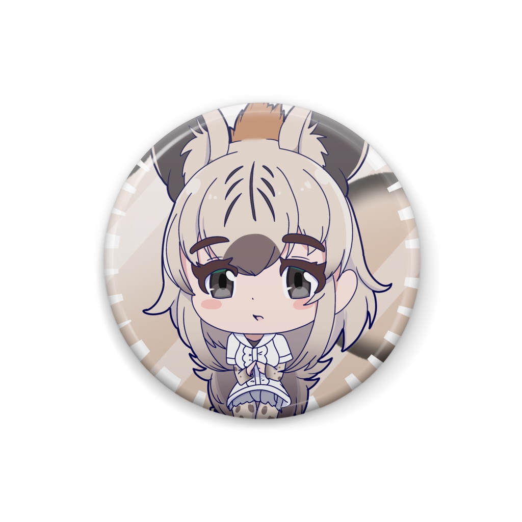 ブチハイエナ《縁の下の心優しい力持ち》【缶バッジ】