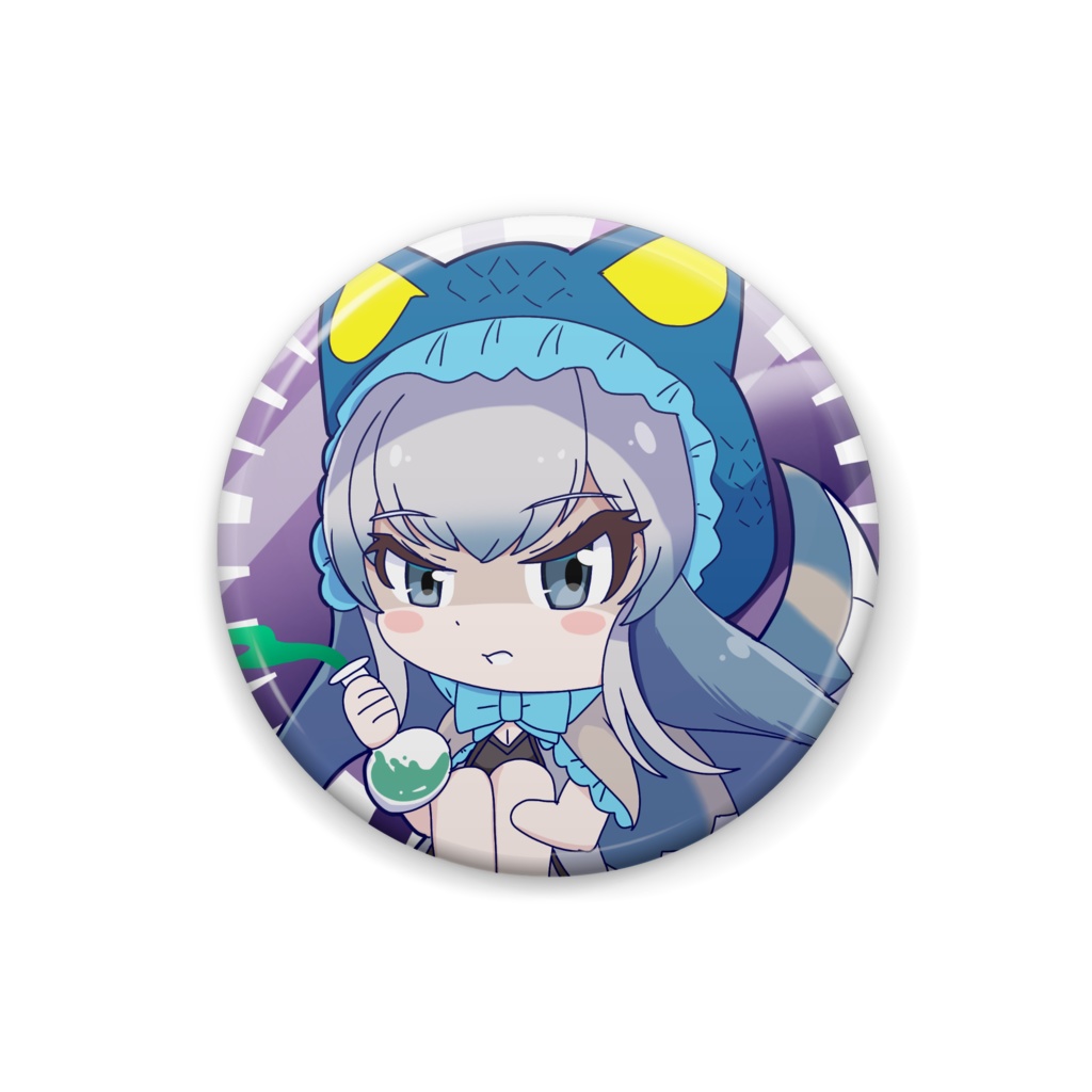 コモドドラゴン《引きコモりの凄腕ドクトル》【缶バッジ】