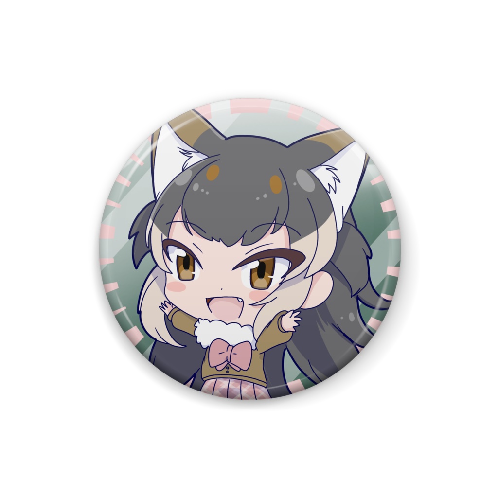 メキシコオオカミ《可能性のカタマリ！》【缶バッジ】