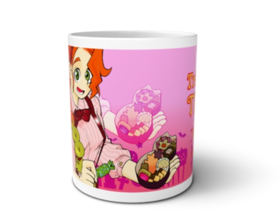 【創作OC】ユフォルビア・F・幽邸くん【ハロウィンマグカップ】