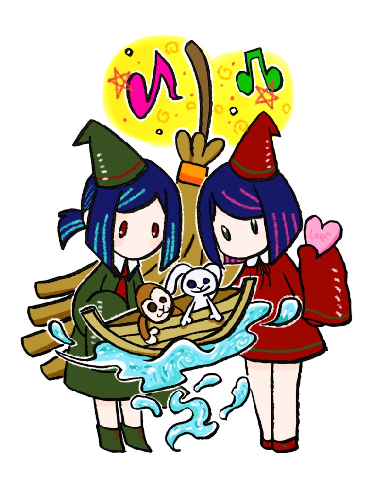 魔女&ウィッチクラフト【絵みくじイラストシリーズ①】