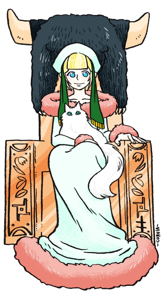 【絵みくじステッカー】春分ブリギッドシリーズ