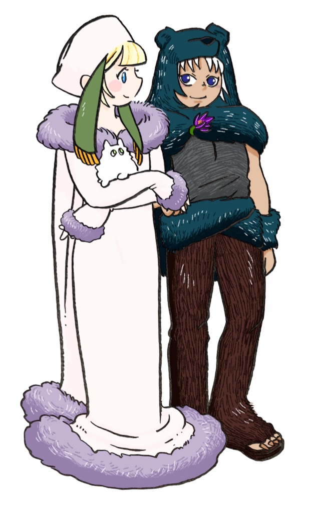 【絵みくじステッカー】春分ブリギッドシリーズ