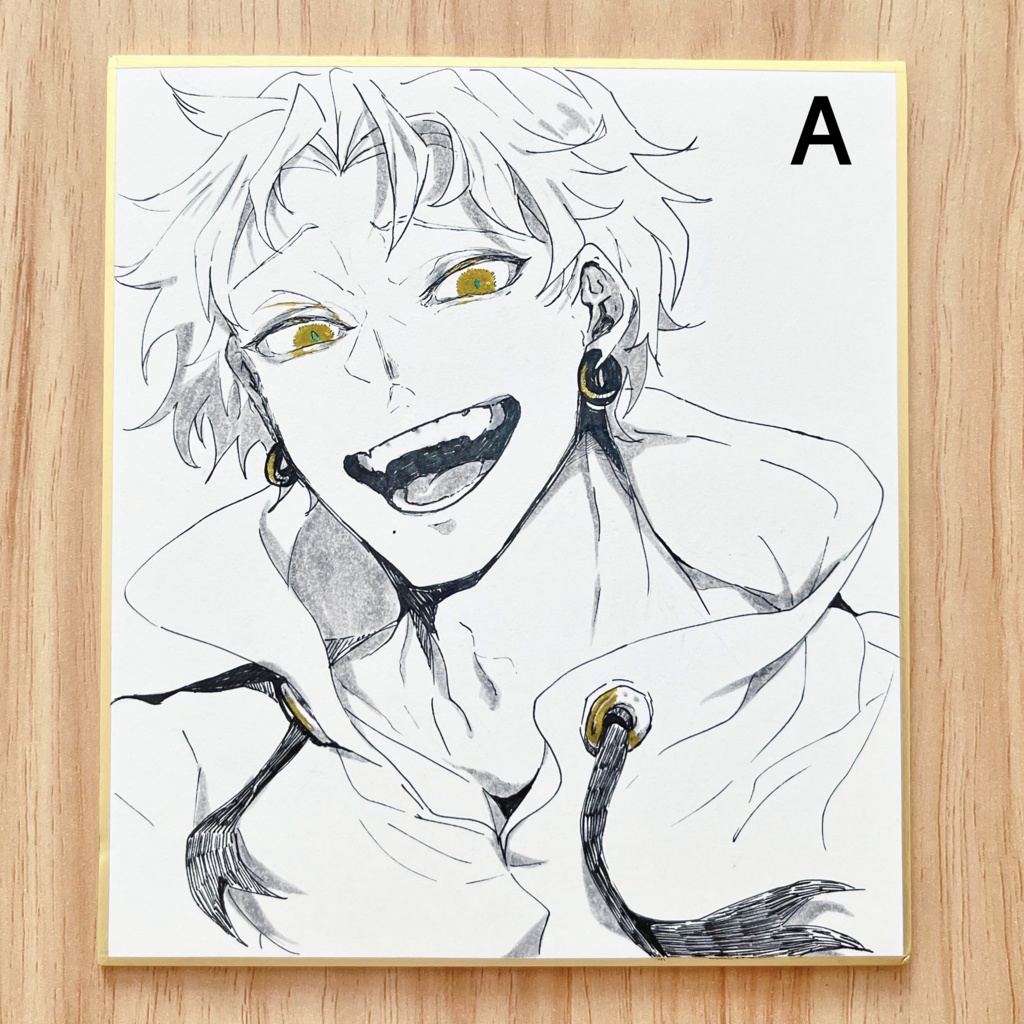 ミニ色紙《悪い顔男子》