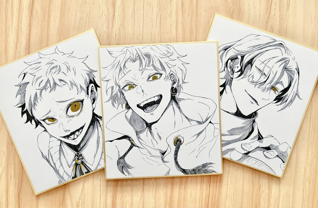 ミニ色紙《悪い顔男子》