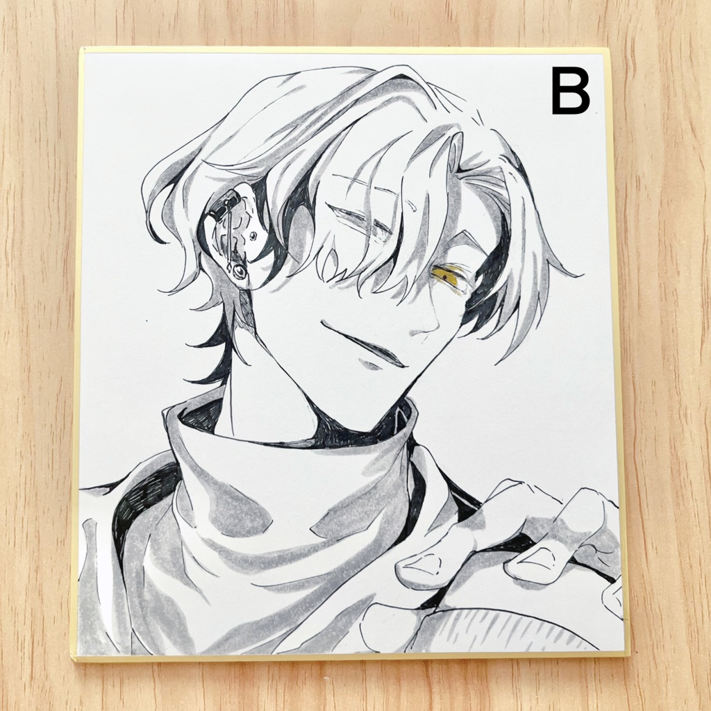 ミニ色紙《悪い顔男子》