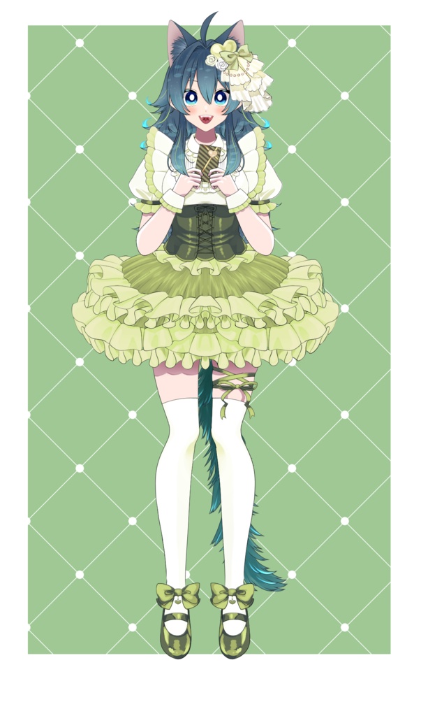 フリルがいっぱい可愛いドレス