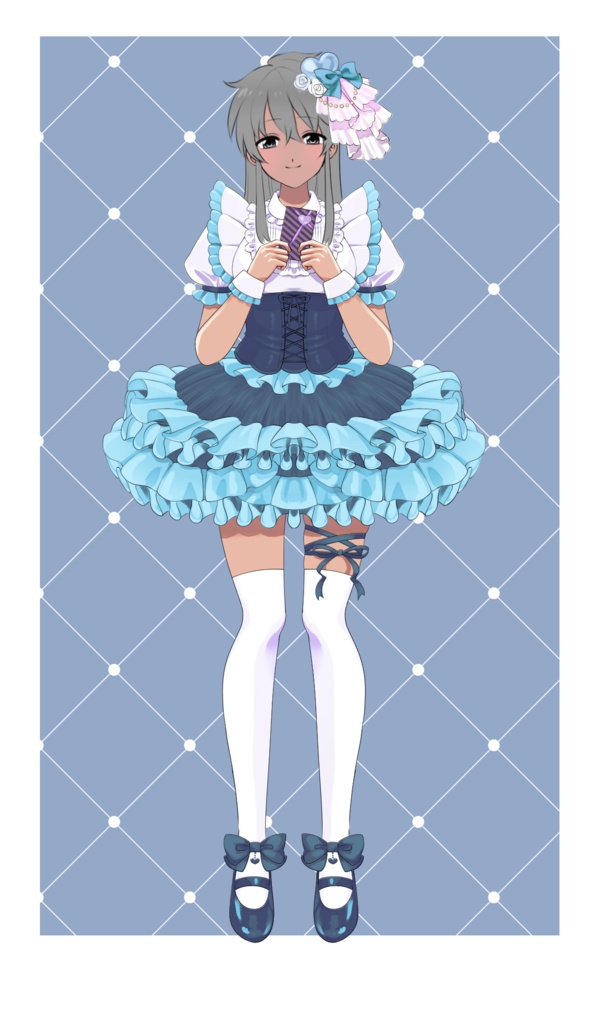 フリルがいっぱい可愛いドレス