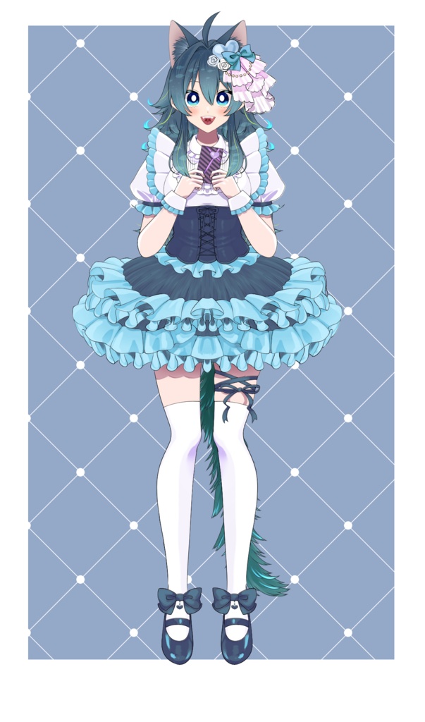 フリルがいっぱい可愛いドレス