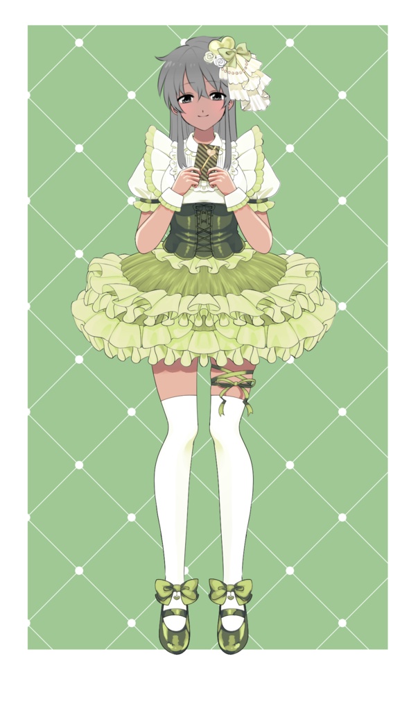 フリルがいっぱい可愛いドレス