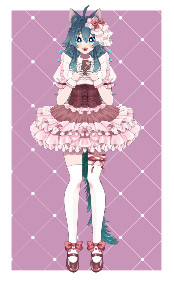 フリルがいっぱい可愛いドレス