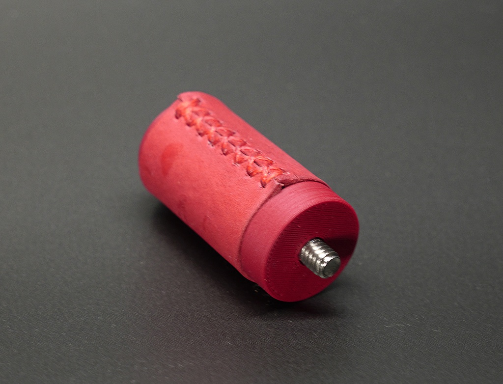 レザーボトムグリップ(本体カラー レッド)