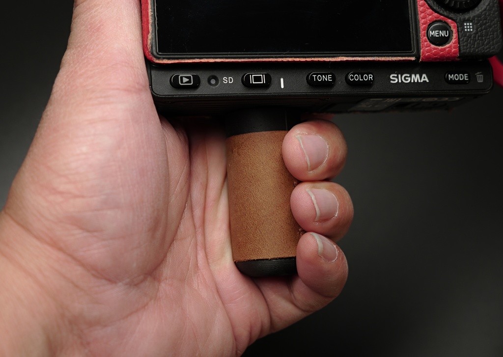 レザーボトムグリップ(本体カラー レッド)