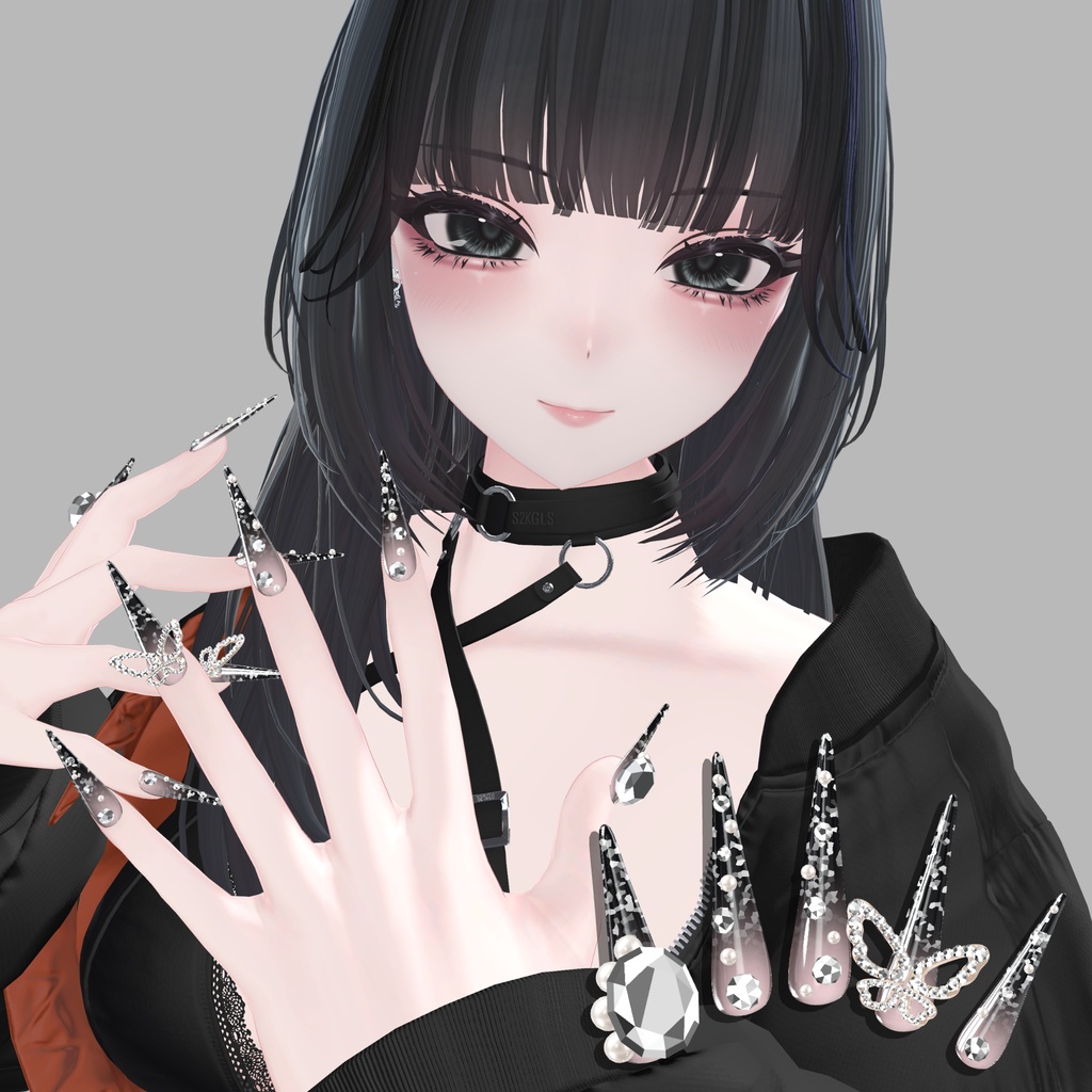 24アバター対応💎ButterflyNail