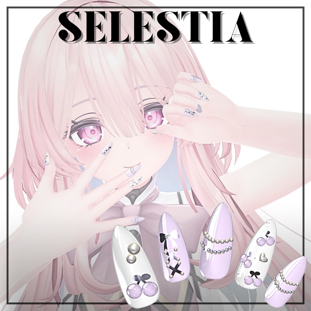 【11/21までフルパックSALE✨️】18アバター対応🍒CherryNail