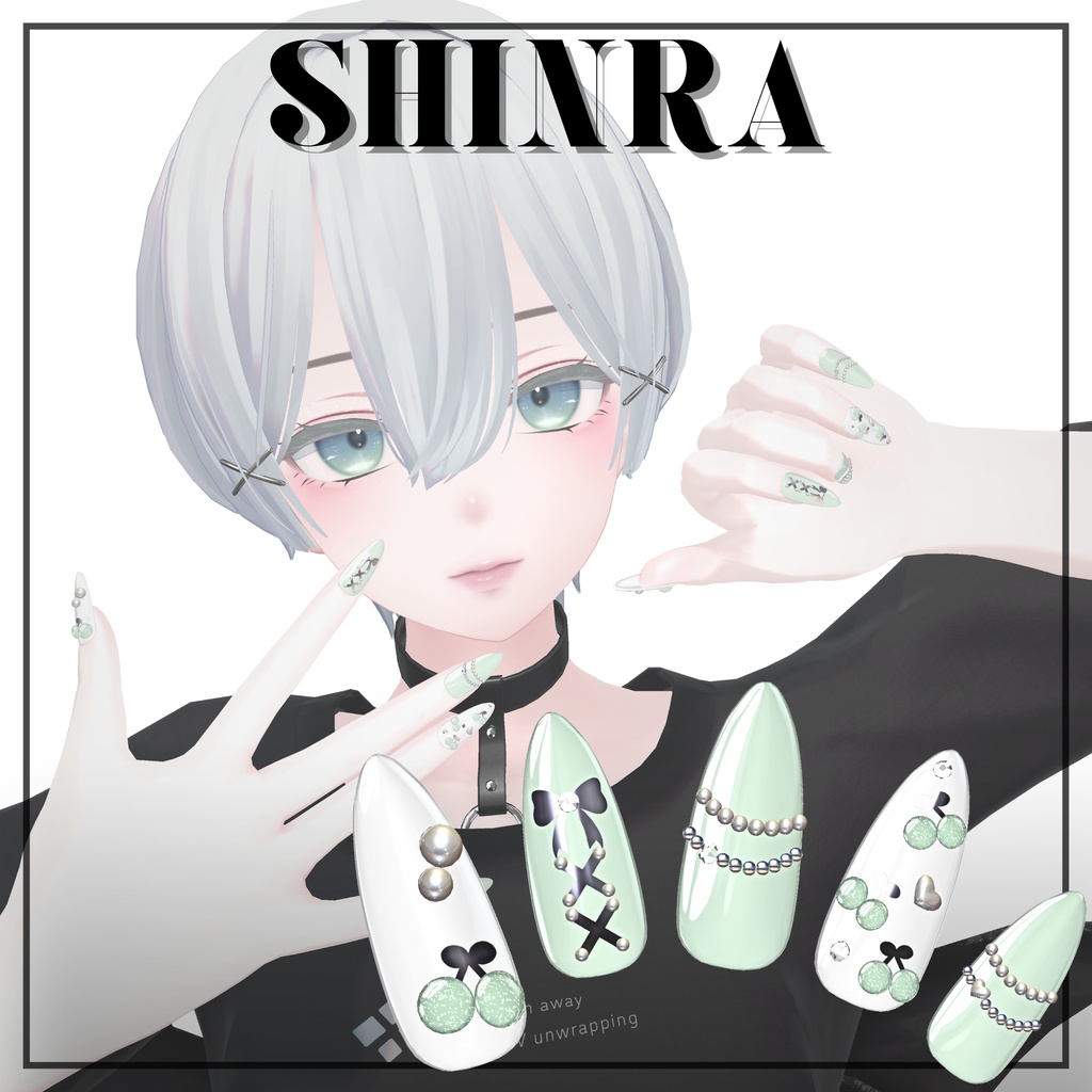 【11/21までフルパックSALE✨️】18アバター対応🍒CherryNail