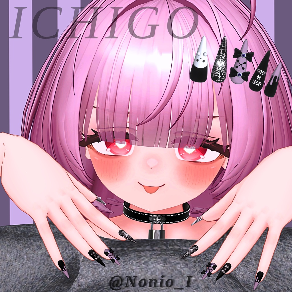 19アバター対応👻HalloweenNail【VRネイルチップ】