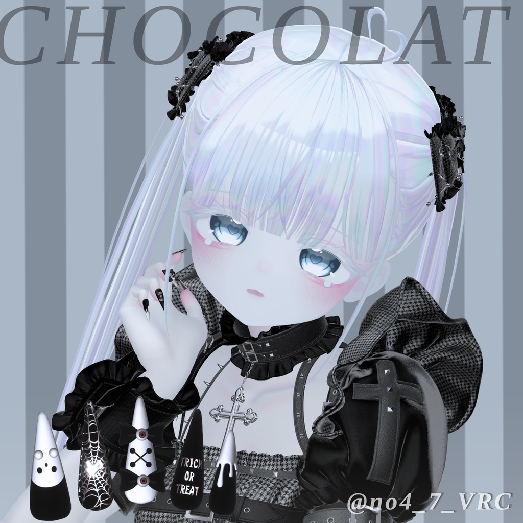 19アバター対応👻HalloweenNail【VRネイルチップ】