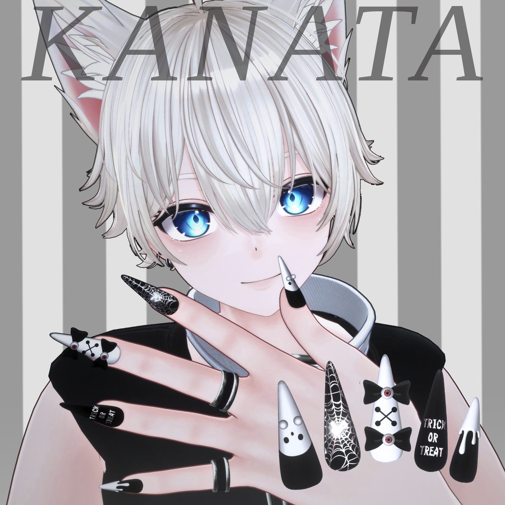 19アバター対応👻HalloweenNail【VRネイルチップ】