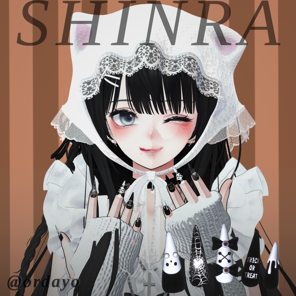 19アバター対応👻HalloweenNail【VRネイルチップ】