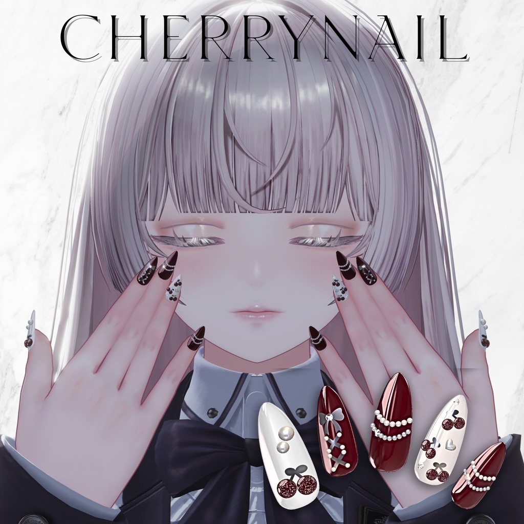 ルミナちゃん対応6種類ネイルチップセット【MA対応】