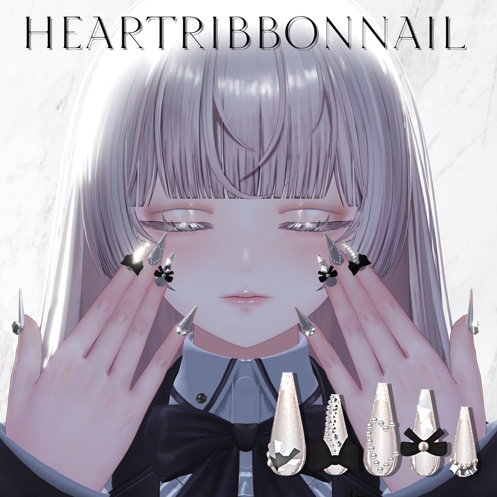 ルミナちゃん対応6種類ネイルチップセット【MA対応】