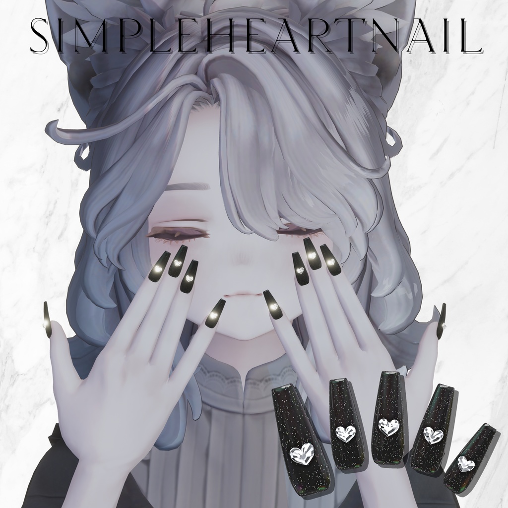 マリシアちゃん対応6種類ネイルチップセット【MA対応】