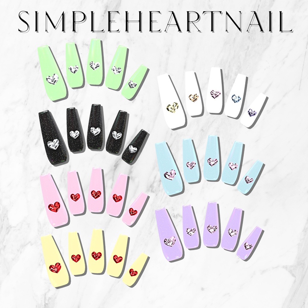 マリシアちゃん対応6種類ネイルチップセット【MA対応】