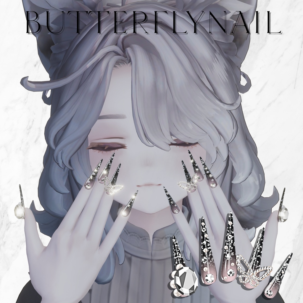 マリシアちゃん対応6種類ネイルチップセット【MA対応】