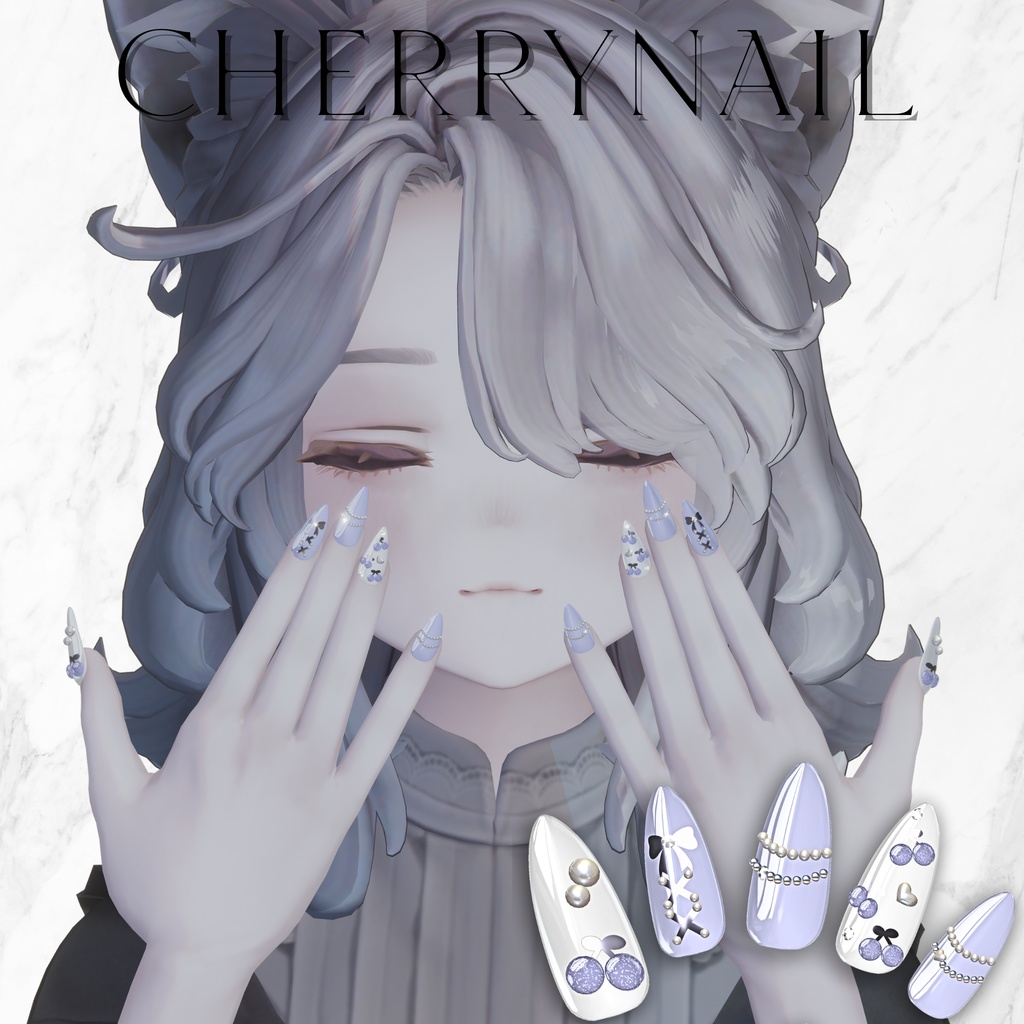 マリシアちゃん対応6種類ネイルチップセット【MA対応】