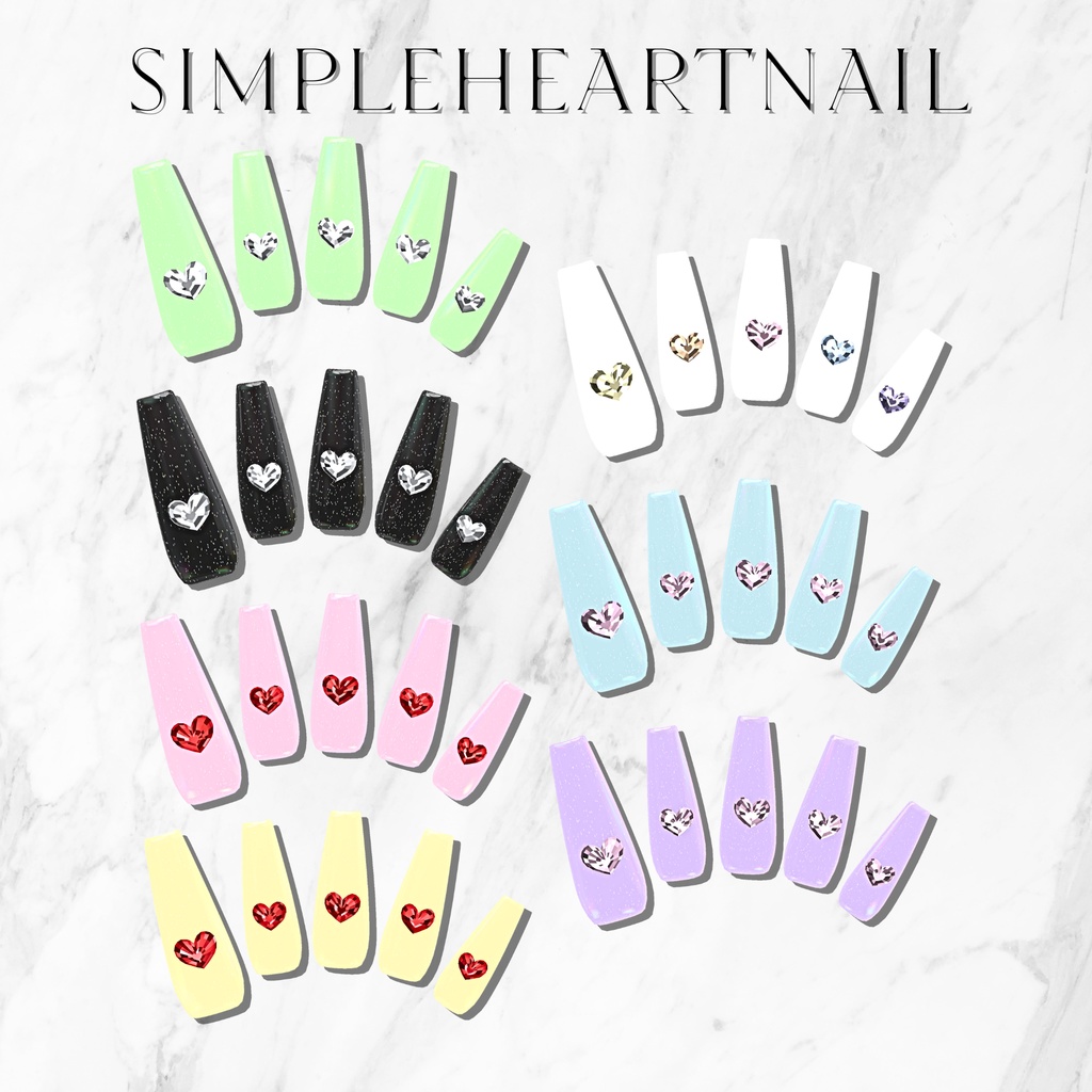 【12/24までSALE🎀】ミルフィちゃん対応6種類ネイルチップセット【フルパックはおまけネイル付き】