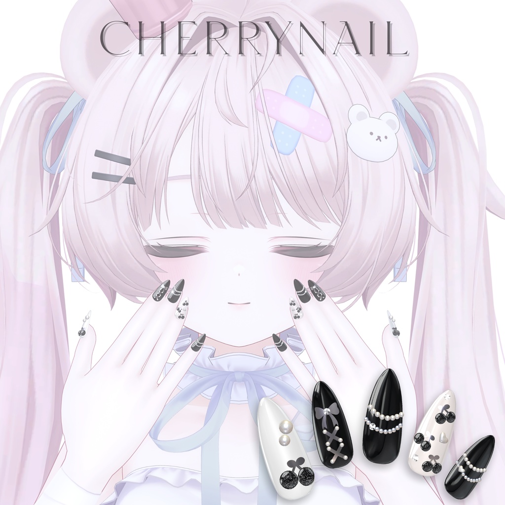 【12/24までSALE🎀】ミルフィちゃん対応6種類ネイルチップセット【フルパックはおまけネイル付き】