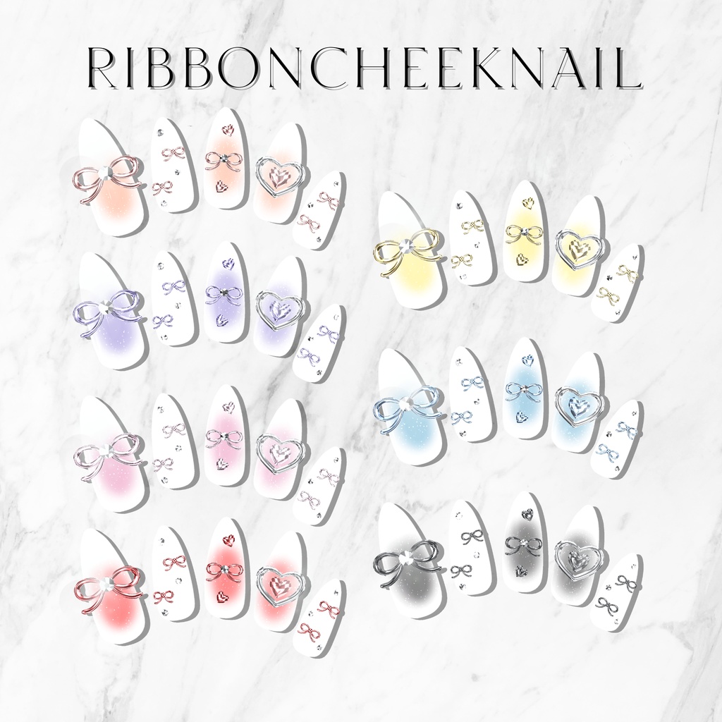 【12/24までSALE🎀】ミルフィちゃん対応6種類ネイルチップセット【フルパックはおまけネイル付き】