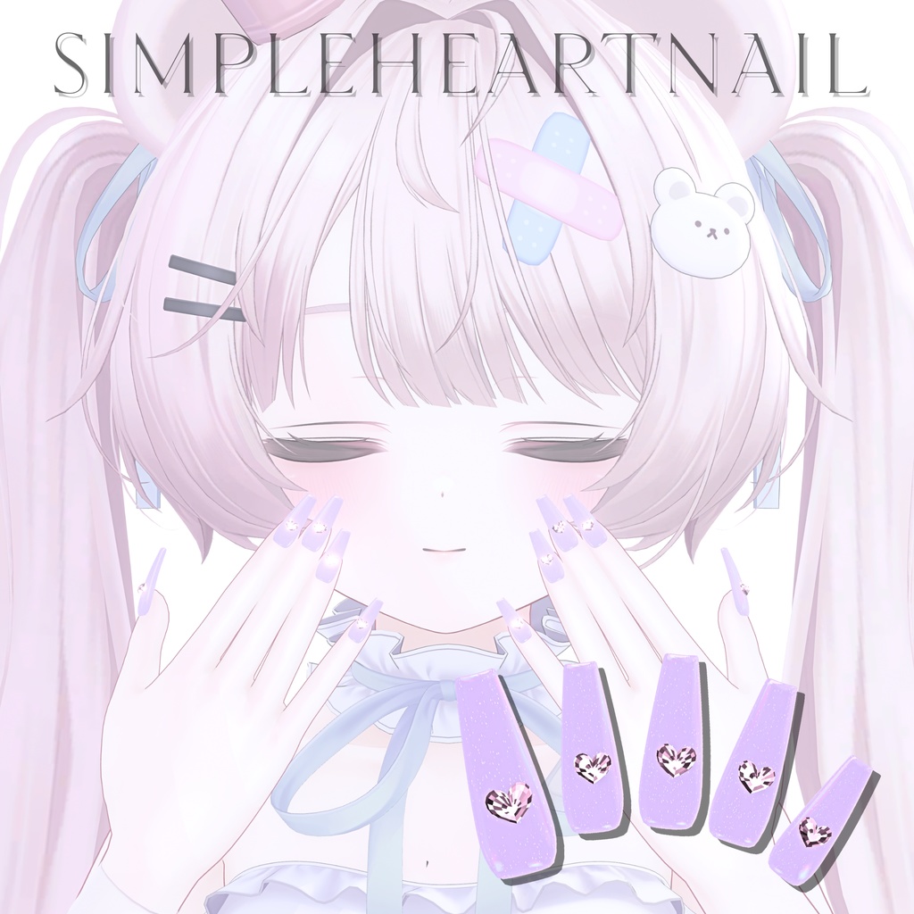 【12/24までSALE🎀】ミルフィちゃん対応6種類ネイルチップセット【フルパックはおまけネイル付き】