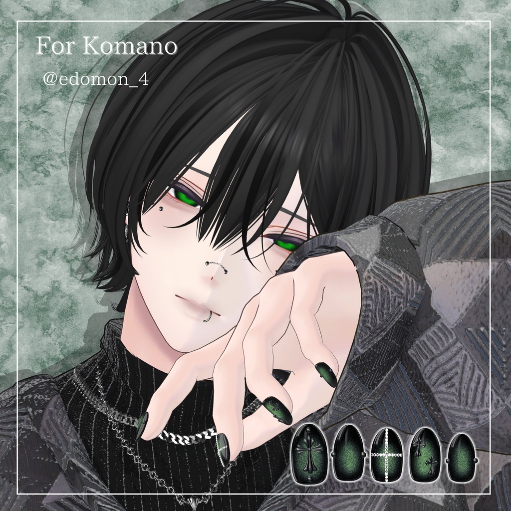 【一周年記念セール】フォロワー様500人ありがとうございますネイル