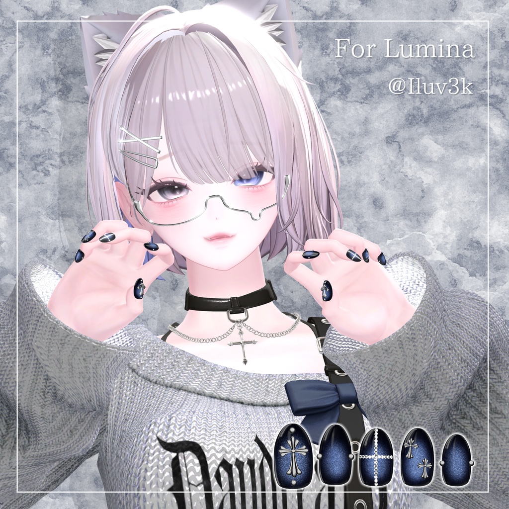 【一周年記念セール】フォロワー様500人ありがとうございますネイル