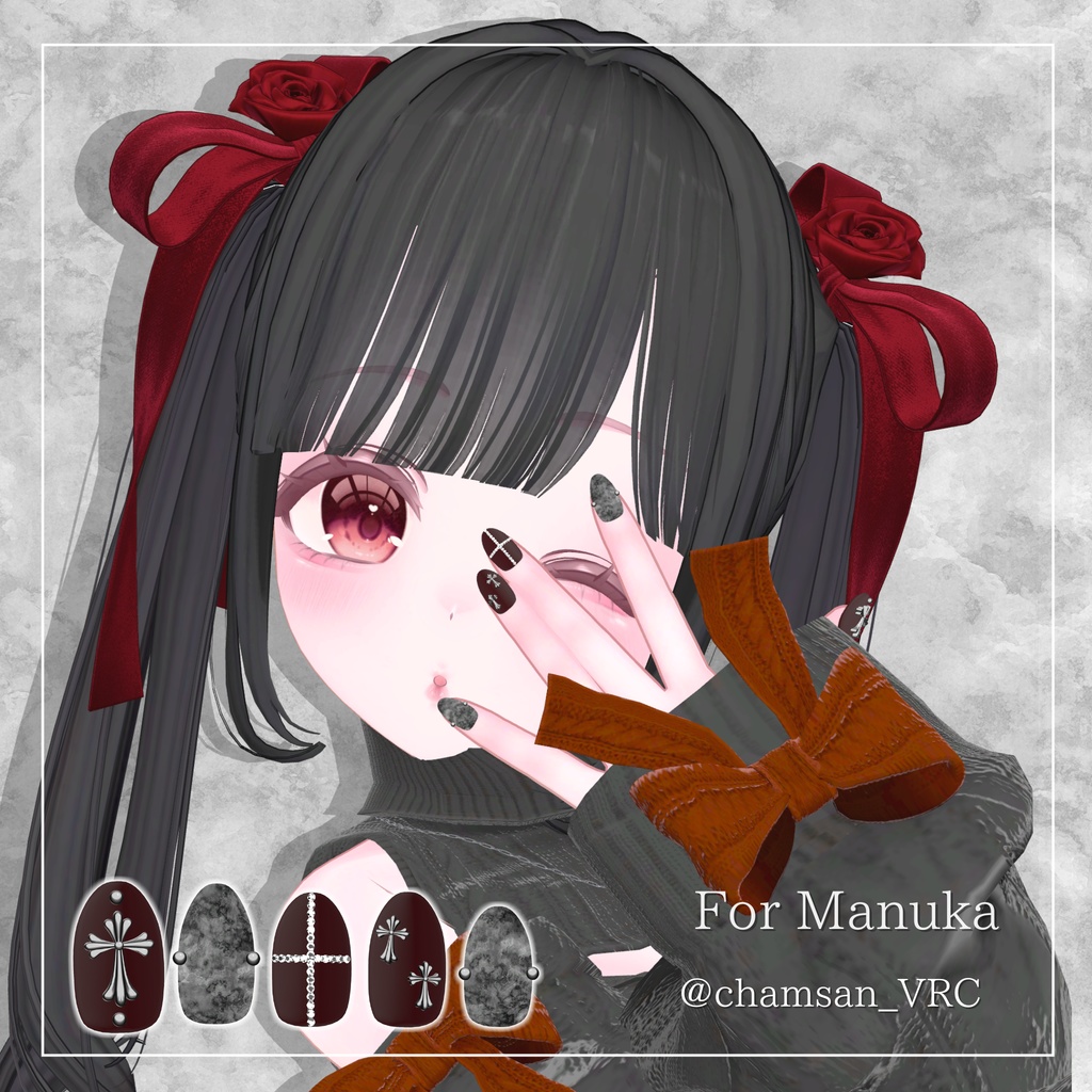 【一周年記念セール】フォロワー様500人ありがとうございますネイル