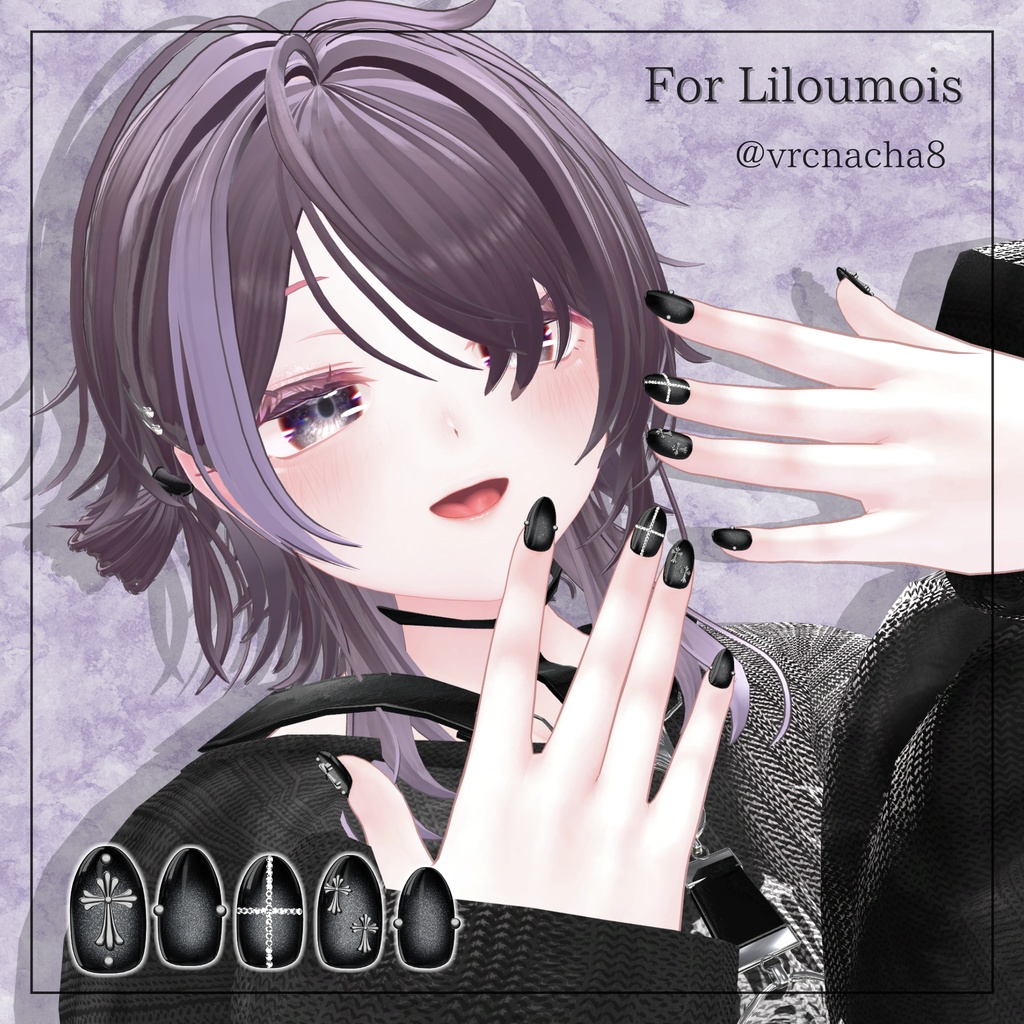 【一周年記念セール】フォロワー様500人ありがとうございますネイル