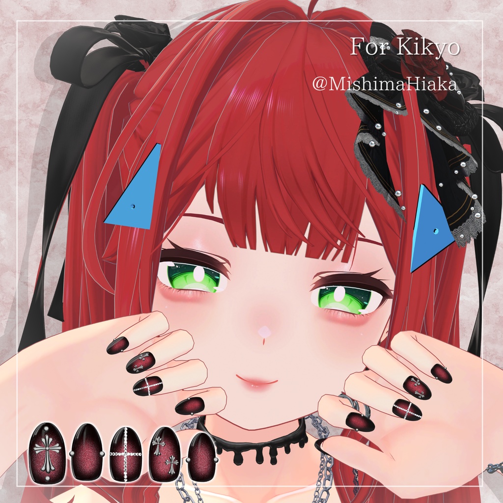 【一周年記念セール】フォロワー様500人ありがとうございますネイル