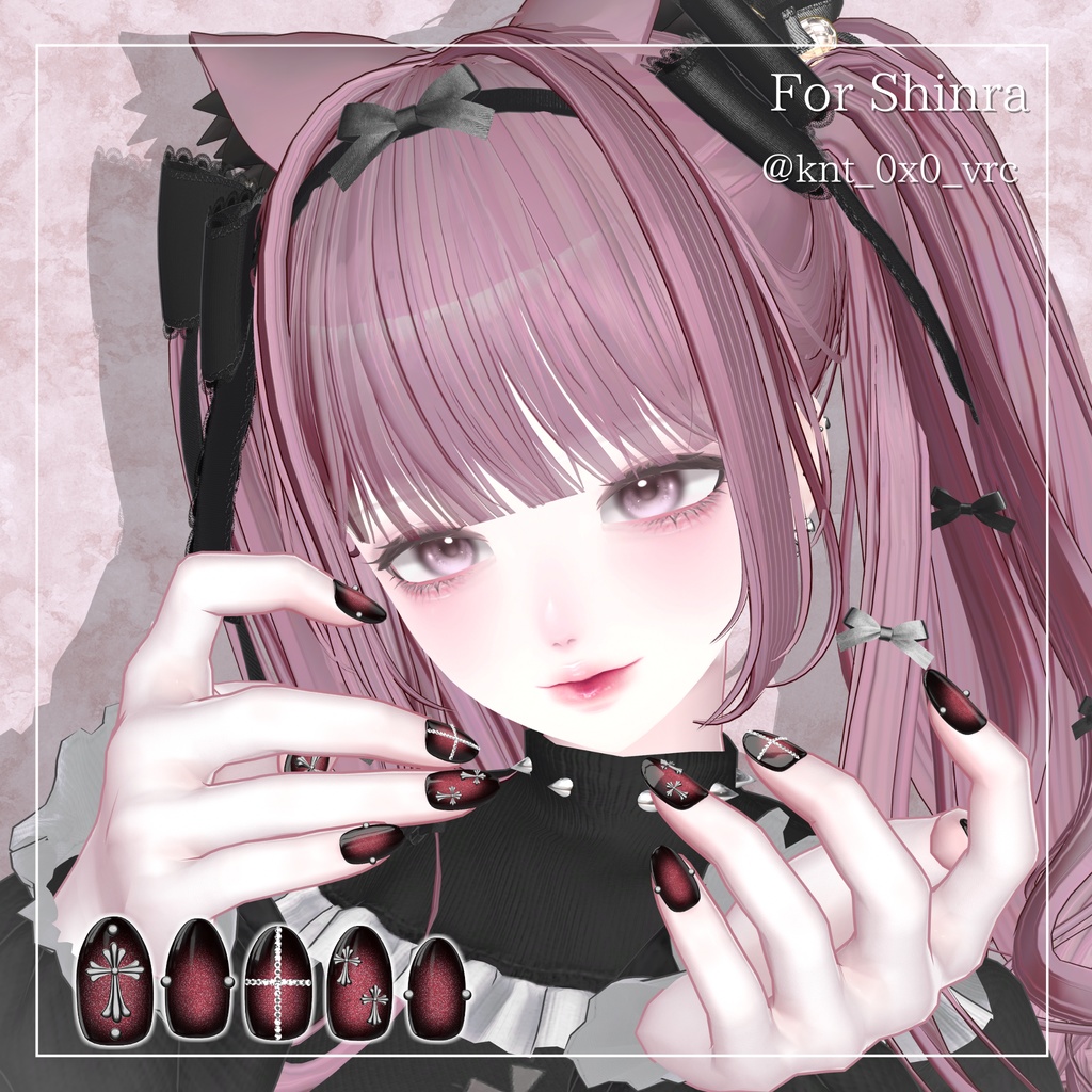 【一周年記念セール】フォロワー様500人ありがとうございますネイル