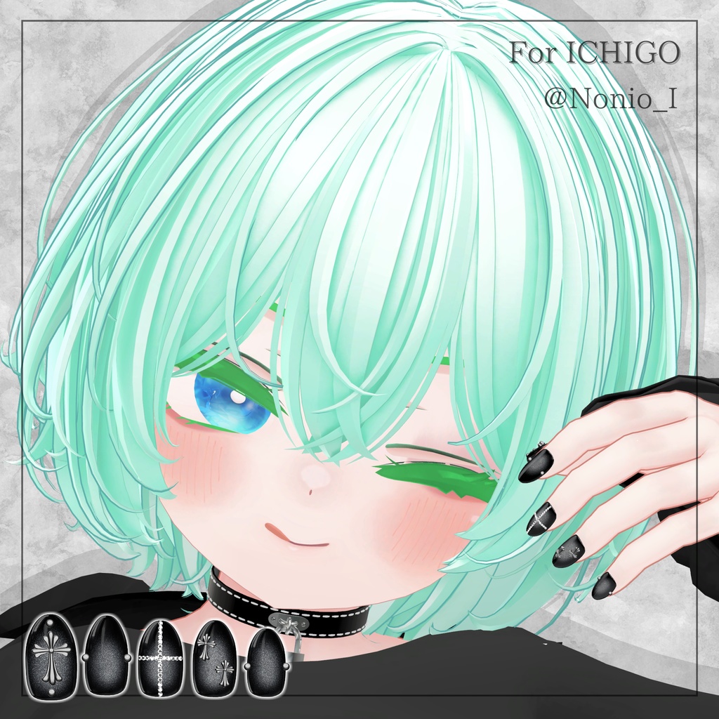 【一周年記念セール】フォロワー様500人ありがとうございますネイル