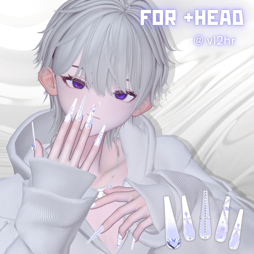 【2/11までSALE】26アバター対応ロングクロスネイル