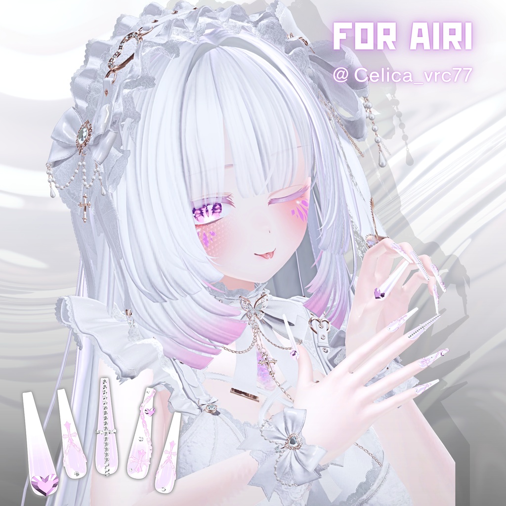 【2/11までSALE】26アバター対応ロングクロスネイル