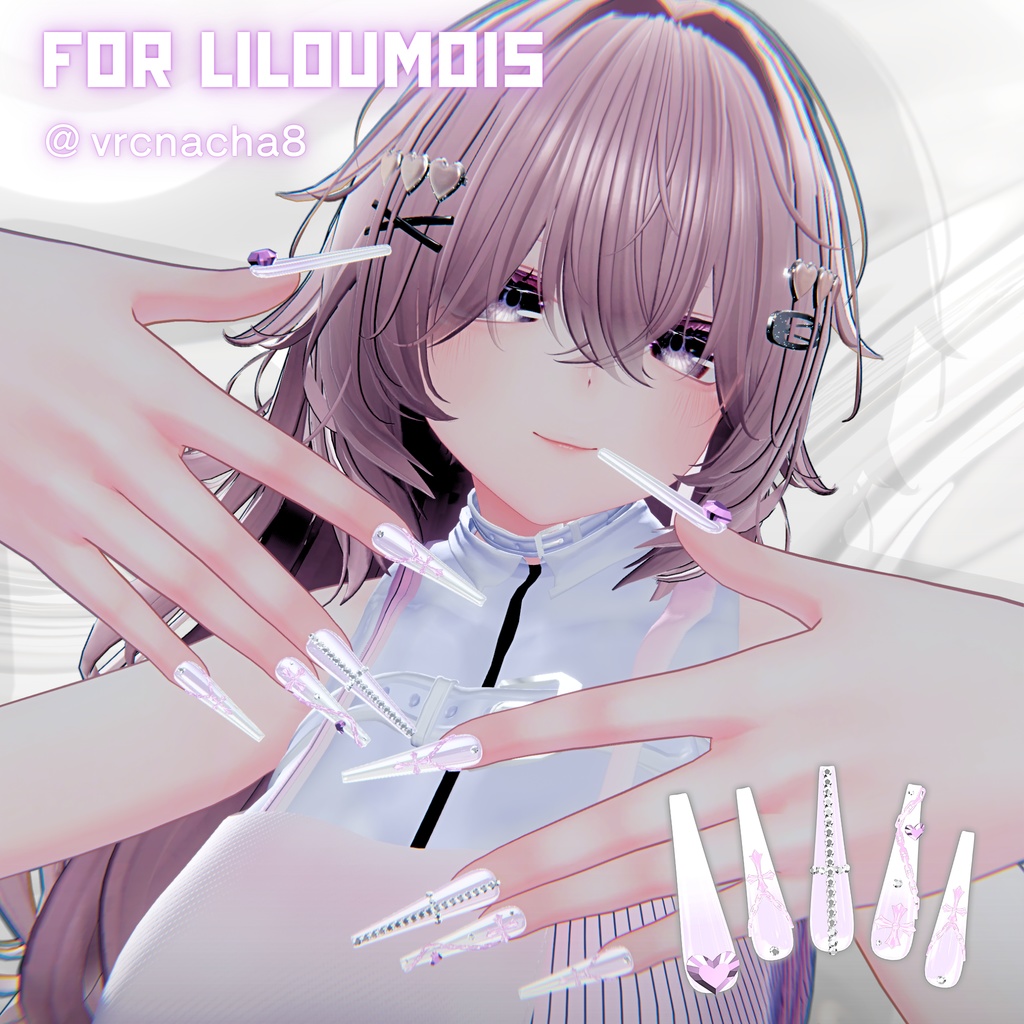 【2/11までSALE】26アバター対応ロングクロスネイル