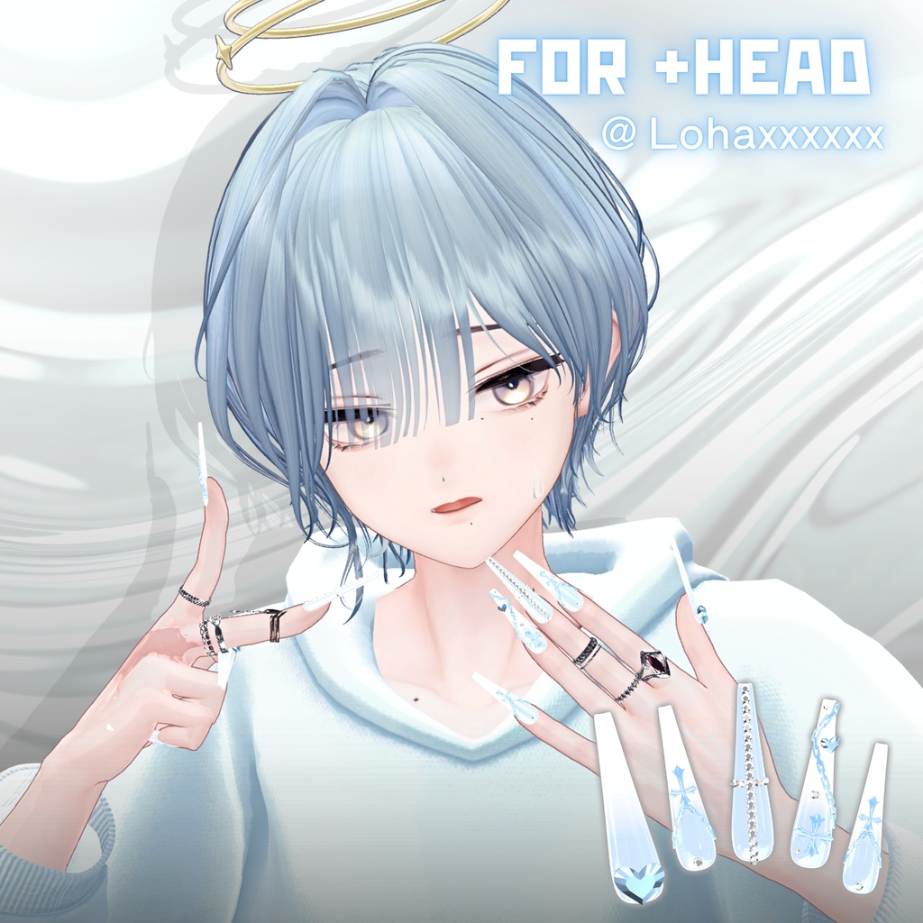 【2/11までSALE】26アバター対応ロングクロスネイル