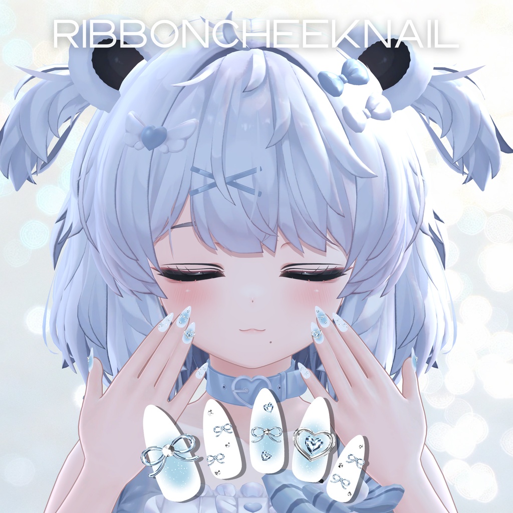 【2/7までSALE】クマリちゃん対応6種類ネイルチップセット